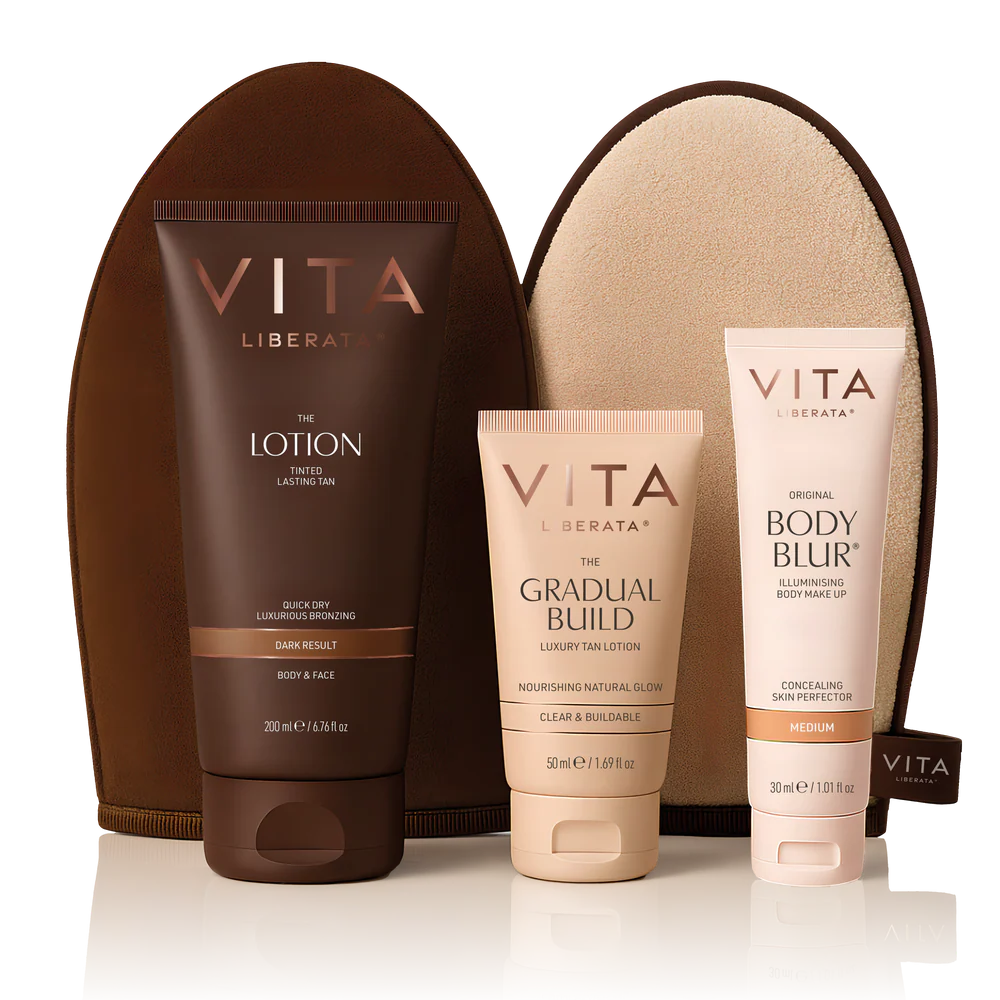 Vita Liberata The Glow Collection Premium Tanning Gift Set Dark