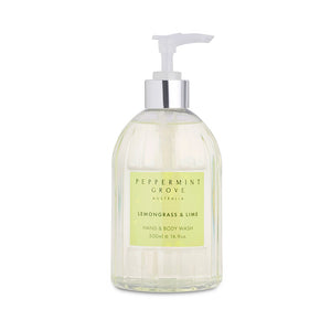 Peppermint Grove hand & body wash lemongrass and lime 500ml