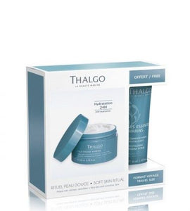 Thalgo Cold Cream Marine 24H Deeply Nourishing Body Cream 200ml with free revitalising marine scrub
