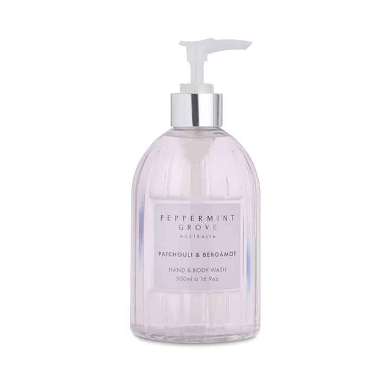 Peppermint grove patchouli and bergamot hand and body wash 500ml